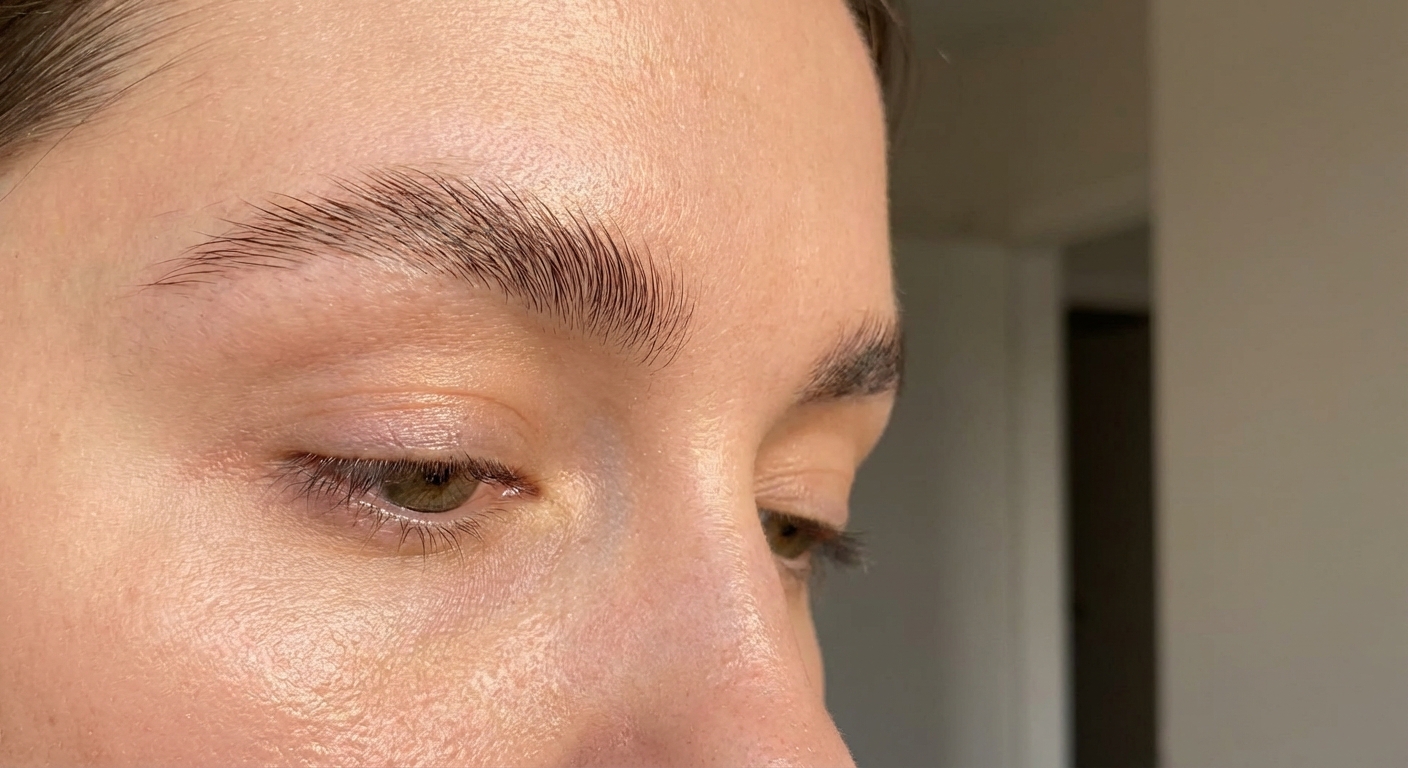 Fluffy feathered brows